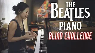 All My Loving (Beatles) Piano Cover with Kinda Blind Challenge | Bonus Vocal Cover