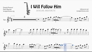 I will follow him TUTORIAL SAXOPHONE SHEET MUSIC