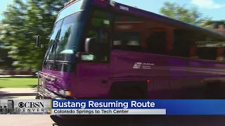 Bustang Resuming Route Between Colorado Springs & Tech Center