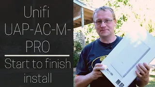 Unifi UAP-AC-M-PRO (Mesh Pro) - full install