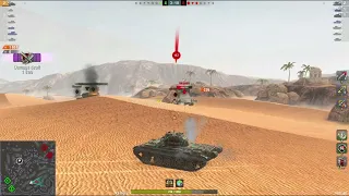 World of tank blitz (wotb) — WZ-131 Stock ACE(M) Gameplay