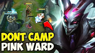 THIS IS WHY YOU NEVER CAMP PINK WARD!! (GOD MODE SHACO TOP)