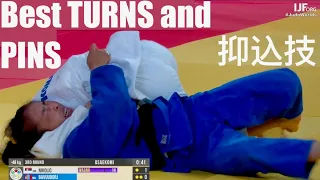 Best TURNOVERS to PINS in Womens Judo - 2022 World Championships