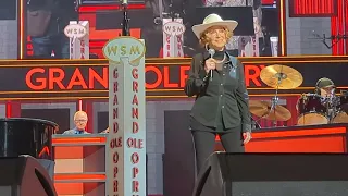 Jeannie Seely performance at the Grand Ole Opry