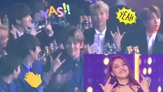 Idols react to MAMAMOO (마마무) Solar (솔라)'s moments at Year-End Awards | #HAPPYSOLARDAY