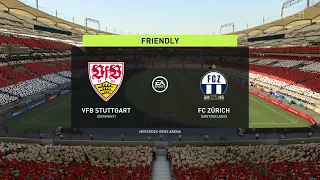 FIFA 22 | VFB Stuttgart vs FC Zurich - Mercedes-Benz Arena | 09/07/2022/ | Gameplay