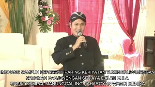 ACARA PANGGIH PENGANTIN ADAT JAWA DISERTAI TEKS UNTUK YANG SEDANG BELAJAR MC PENGANTIN ADAT JAWA