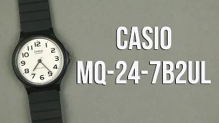 Распаковка CASIO MQ-24-7B2UL