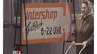 Intershops open in GDR, 1974