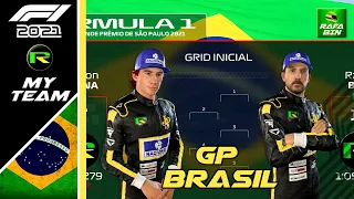 DOBRADINHA NO BRASIL - F1 2021 MY TEAM 50% GP BRASIL #166