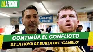 Óscar de la Hoya se burla del inglés del 'Canelo' Álvarez: "¿Quién es tu papi?"