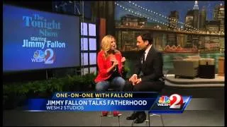 Jimmy Fallon talks fatherhood with WESH 2's Martha Sugalski