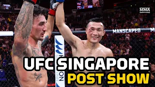 UFC Singapore LIVE Post-Fight Show | Reaction To Holloway's Vicious KO, Korean Zombie's Retirement