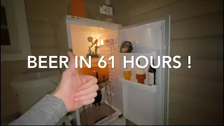 Beer in 61 hrs! (2.5 days) With Fermzilla! New world record! Time saved: 672 hours!!!!