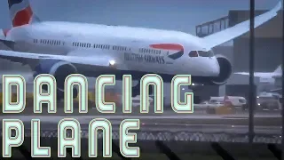 Dangerous Landing Aborted in Storm Erik at Heathrow [WATCH]