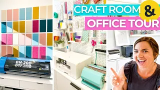 New Office Craft Room Tour | Behind the Scenes