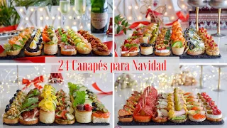 24 CANAPÉS FOR CHRISTMAS 2023 Varied and Original | Special Compilation | DarixLAB