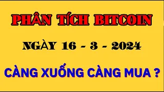 Phân Tích Bitcoin Ngày 16-3-2024 - CÀNG XUỐNG CÀNG MUA ? - Blockchain Việt Nam