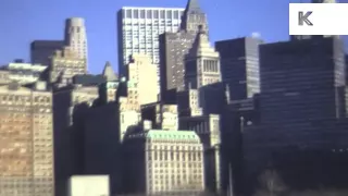 1970s New York Tourist Boat Trip, Twin Towers, Home Movies