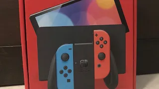 Unboxing de Nintendo switch oled neon :) con música random
