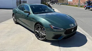 2022 Maserati Ghibli - Verde Royale with Zegna Pelletessuta interior -