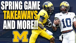 Michigan Football Spring Game Takeaways and Position Battles + Championship Rings Revealed and More!