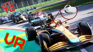 HOW TO PLAY F1 22 ON VR  TUTORIAL