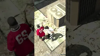 Punching Dax, Girl Just kept smoking after getting smacked. GTA 5 Shorts