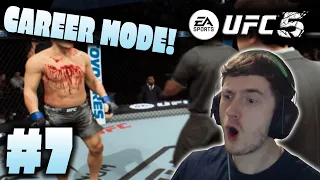 Getting a DOCTOR STOPPAGE in UFC 5! (Career Mode) - #7