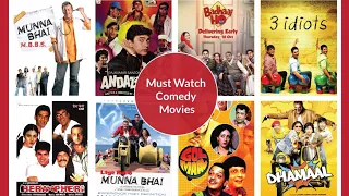 Top 10 must watch comedy movies | #firheraferi , #dhamal , #munabhaimbbs , #3idiot ,#goolmal ,#viral