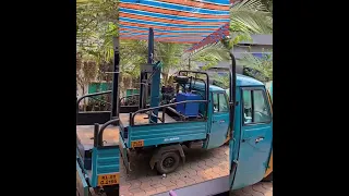 Mahindra ALFA ,AGAIN TECH firewood machine