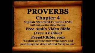 Bible Book 20  Proverbs Complete 1- 31, English Standard Version ESV Read Along Bible, (God's word)