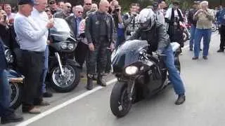 Jay Leno on his Y2K Jet Bike..