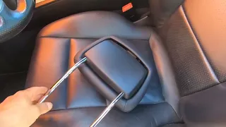 Upholstery Tips How to Remove Mercedes C250 Headrest
