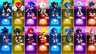 All Video Meghamix - Shadow - Knuckles - Sonic - Hyper Sonic - Shadow The Hedgehog || Tiles Hop 🎯🎶