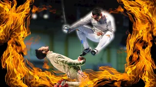 3 minutes of filthy sabre fencing that your coach will not let you watch