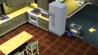 The Sims 3. застрял в холодильнике