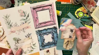 S3e160 #icad 2024 day 2 + #craftwithme shabby chic