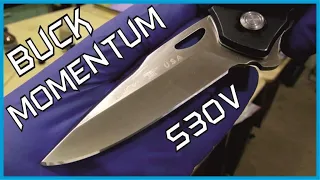 Складной нож Buck Momentum S30V: ремонт, сборка и заточка.