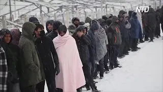 Застрявшие в Боснии мигранты страдают от холода и недоедания