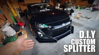 How to Make your own Custom Aggressive Front Splitter (FRS/GT86/BRZ)