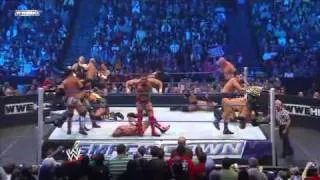 WWE Smackdown 4 15 11 - 20-Man Battle Royal - Nr.1 Contendership Match Part 1/2