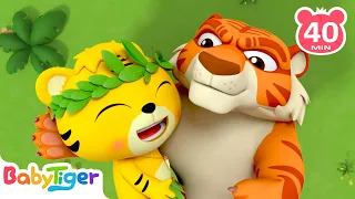 Crazy Jungle Animals🐒🐻⚠️+ More Animal Songs & Nursery Rhymes | Baby Songs - BabyTiger