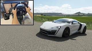 Forza Horizon 4 : LYKAN HYPERSPORT (Steering Wheel + Paddle Shifter) Gameplay