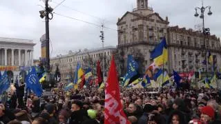 Гімн України (Євромайдан, 08.12.13)