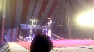 Lucky Irani circus in DG Khan 2021 | Cycle items on Wire