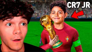 ¡JUEGO EL MUNDIAL CON CRISTIANO RONALDO JUNIOR!