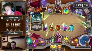 SilverName vs ШтанУдачи Hearthstone Турнир стримеров Финал NutsBet Cup #2