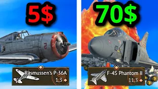 5$ VS 70$ PREMIUM PLANE (are they worth it? From Low Tier to Top Tier)