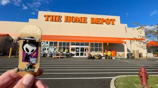 FINGERBOARDING AT HOME DEPOT!